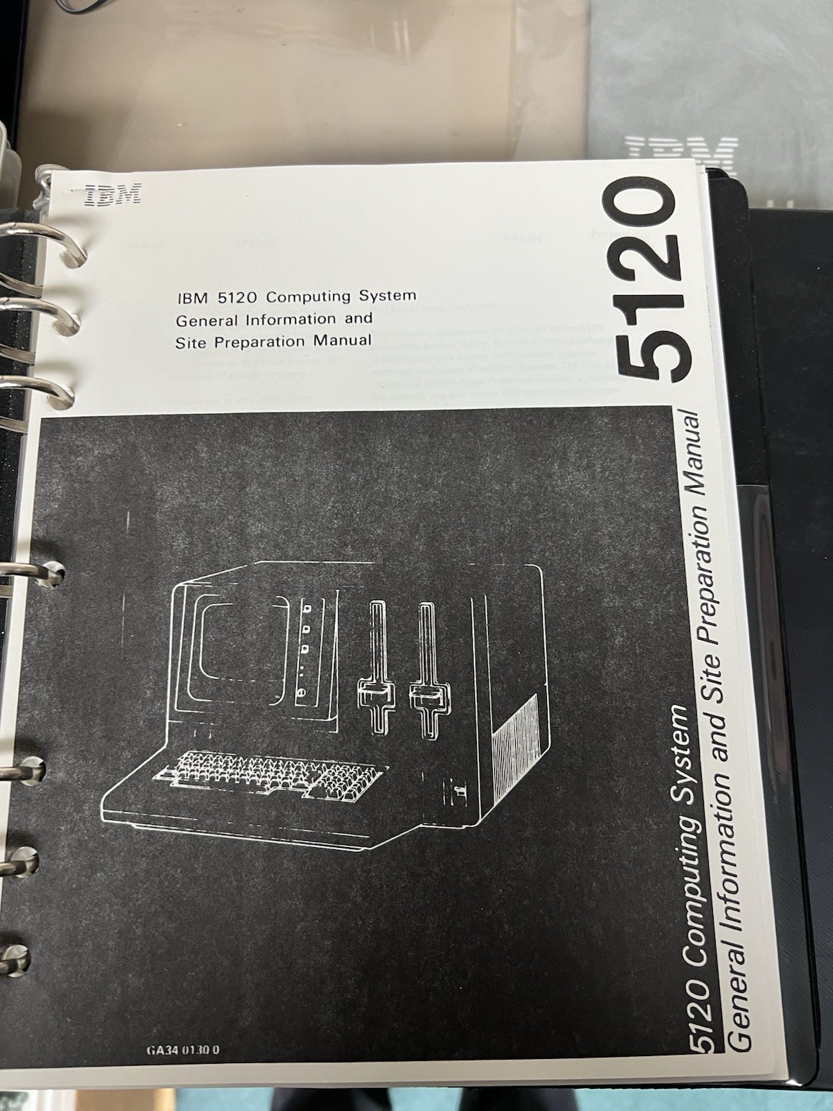 IBM 5120 1st Edition Site Prep + 5110 Support Manuals