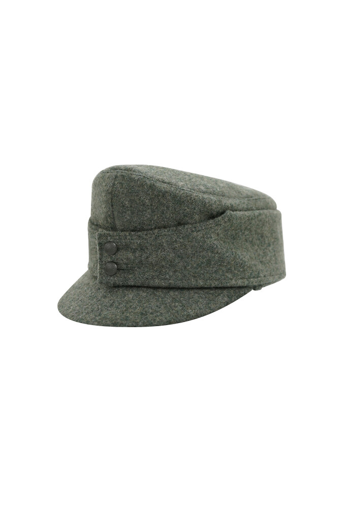 WWII German Gebirgsjager Bergmütze EM Field Grey Wool field cap M