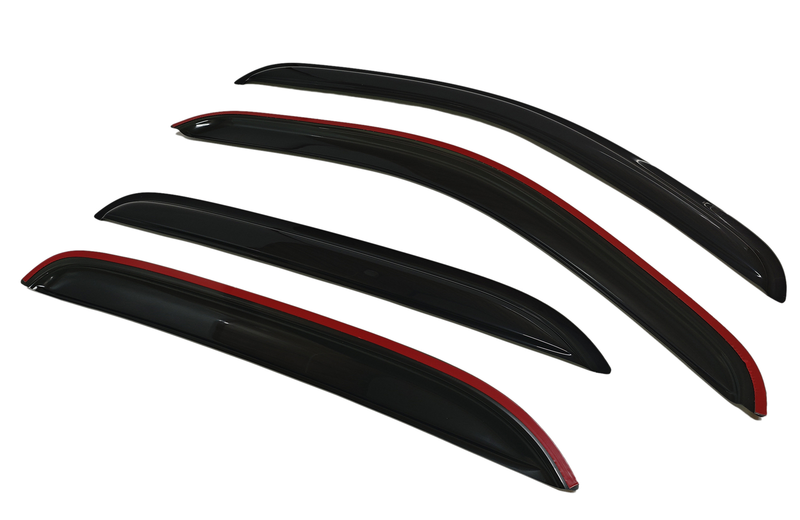 Outside Mount Window Visors Sun Shade Rain Guards for Silverado Crew Cab 2007-13