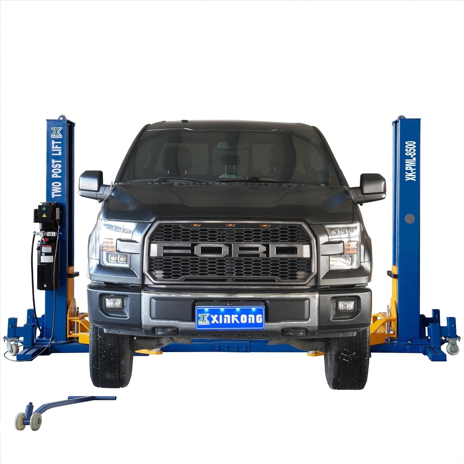XK 8500 2 Post Garage Lift Portable Base 110V Two Post Mobile Car Lift Auto Tool