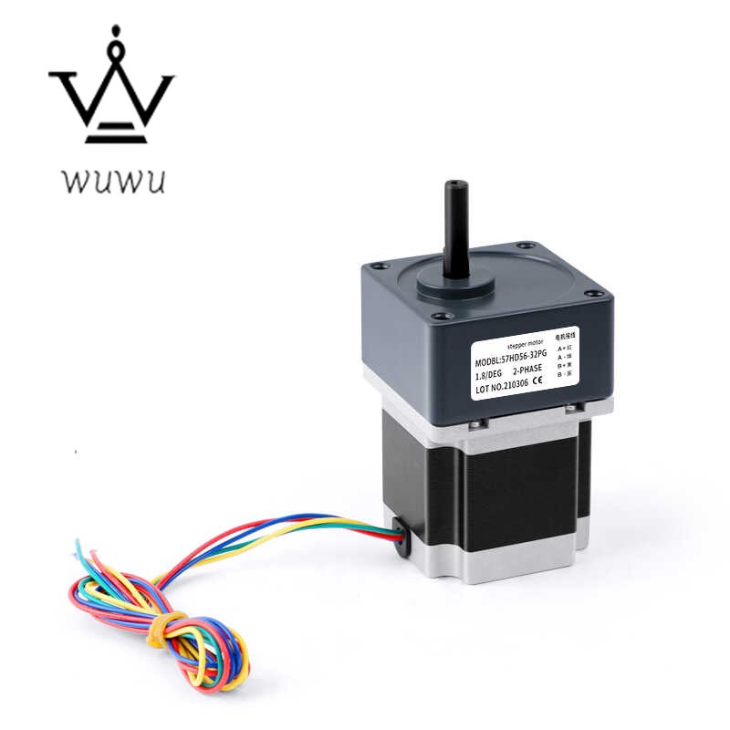 DC4.8V 3A 57mm 5K-20K 2-phase 4 Wire Precision Gear Reducer Stepper Motor