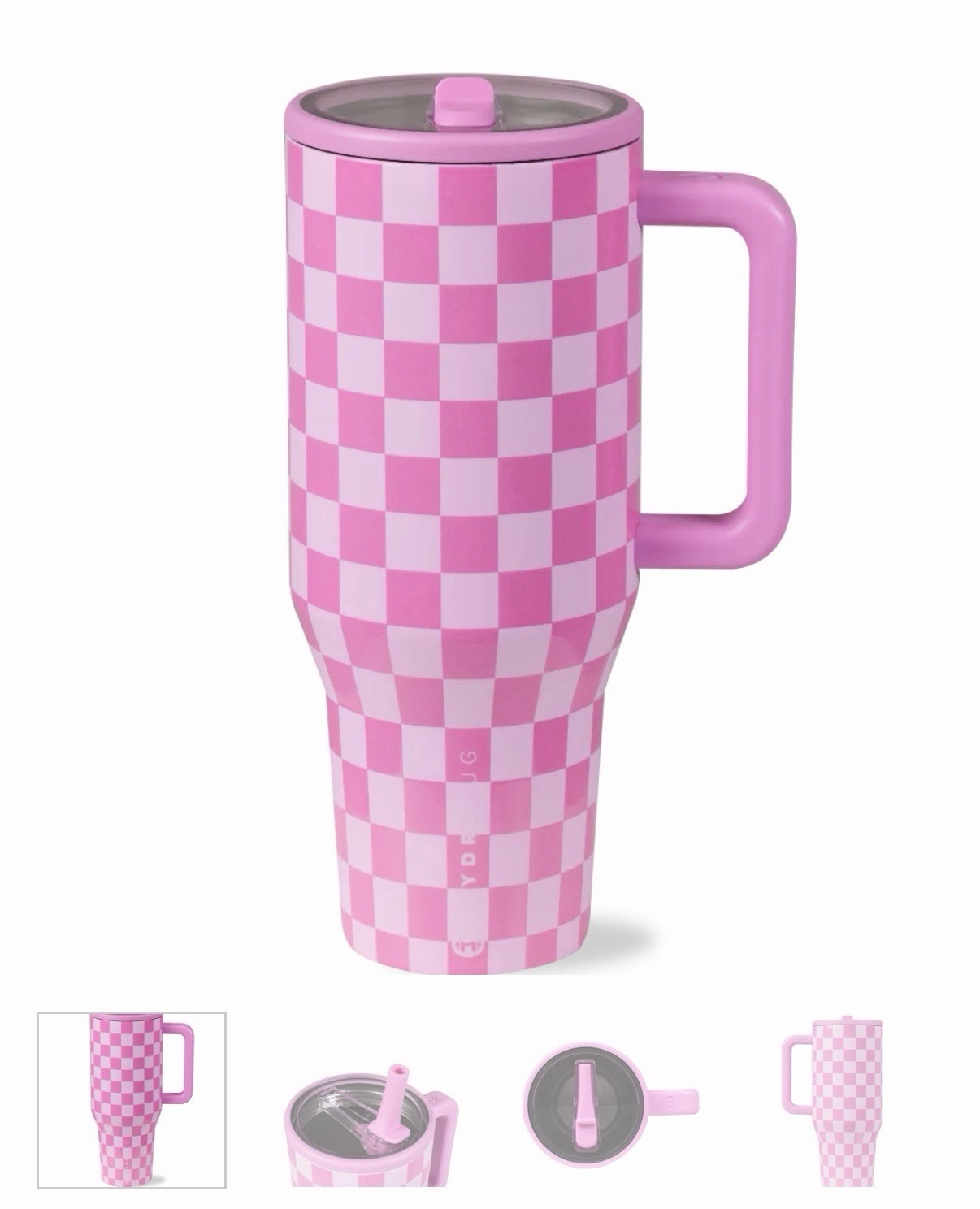 Bubblegum Checkers 40oz Hydrojug (sold out color)
