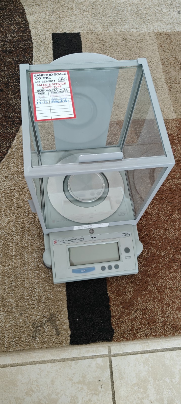Denver Instruments Co. Analytical Balance TR-64