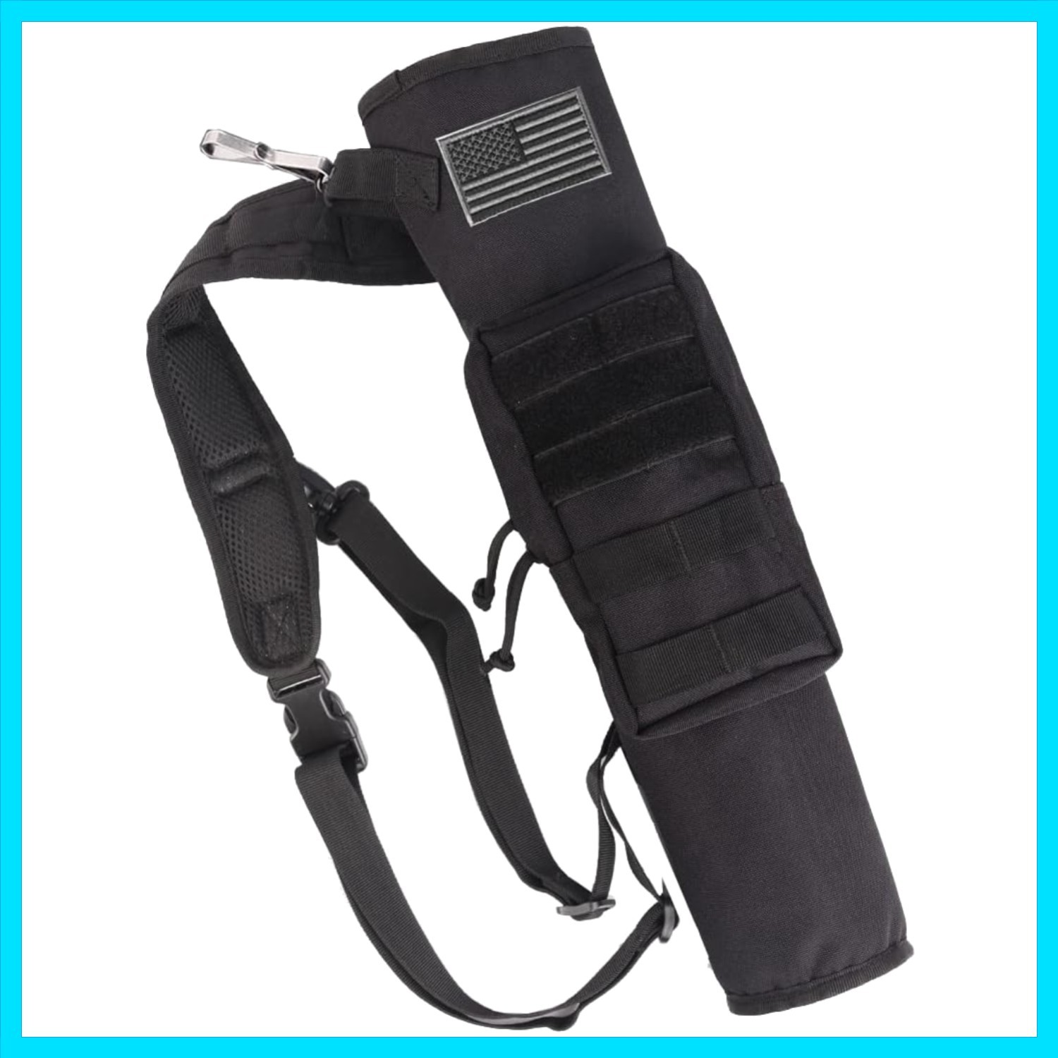 Archery Lightweight Back Arrow Quiver Dual Use Foldable Compact Hip Arrows Ba...