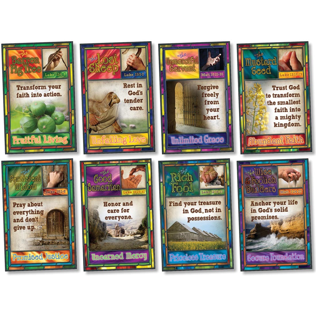 Jesus' Lessons in Parables Bulletin Board Set by North Star Teacher Resources