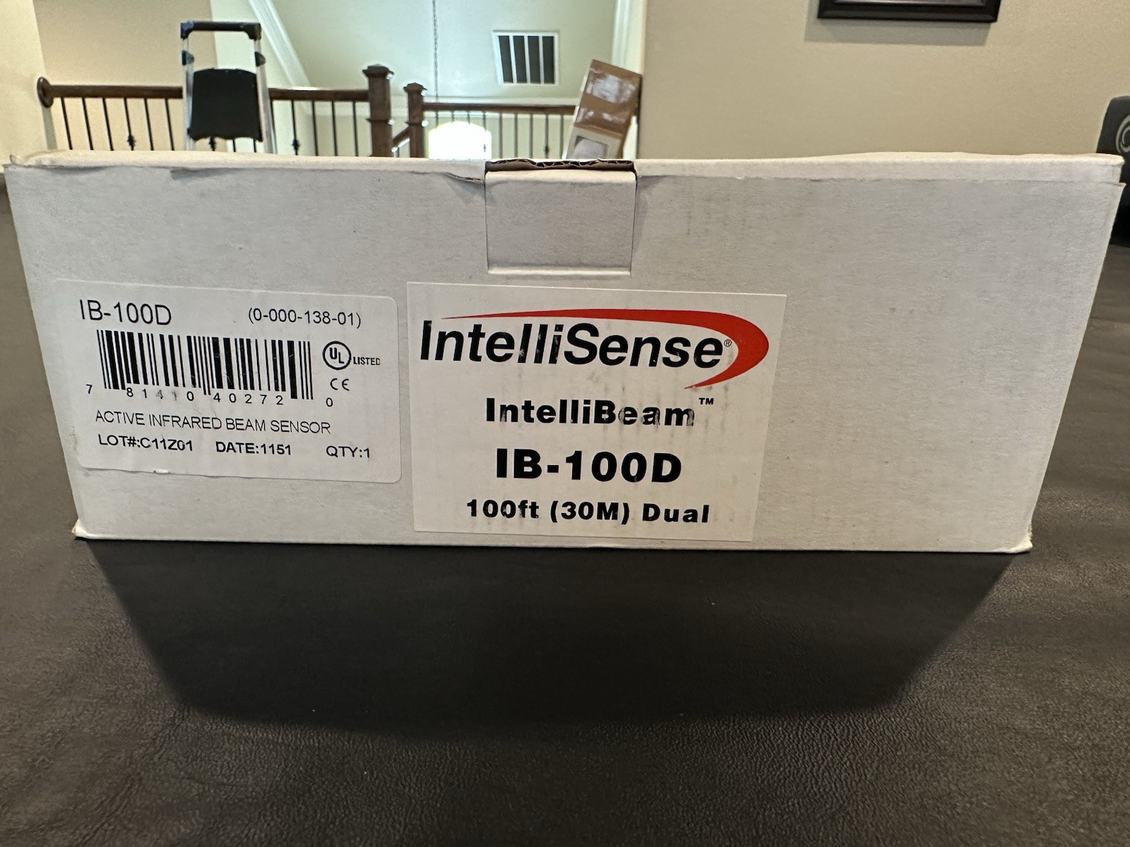 IntelliSense IB-100D 100 ft Active Infrared Beam Sensor