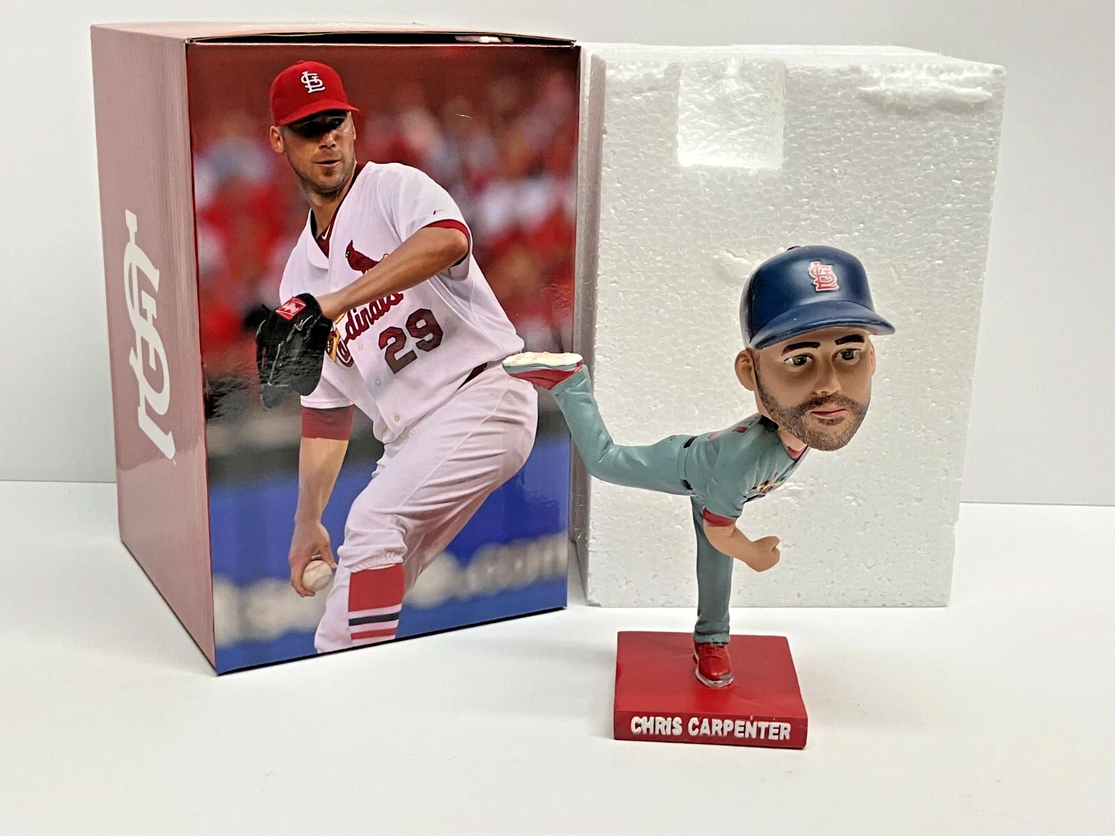 2024 Chris Carpenter St. Louis Cardinals SGA BUD BASH Bobblehead NIB