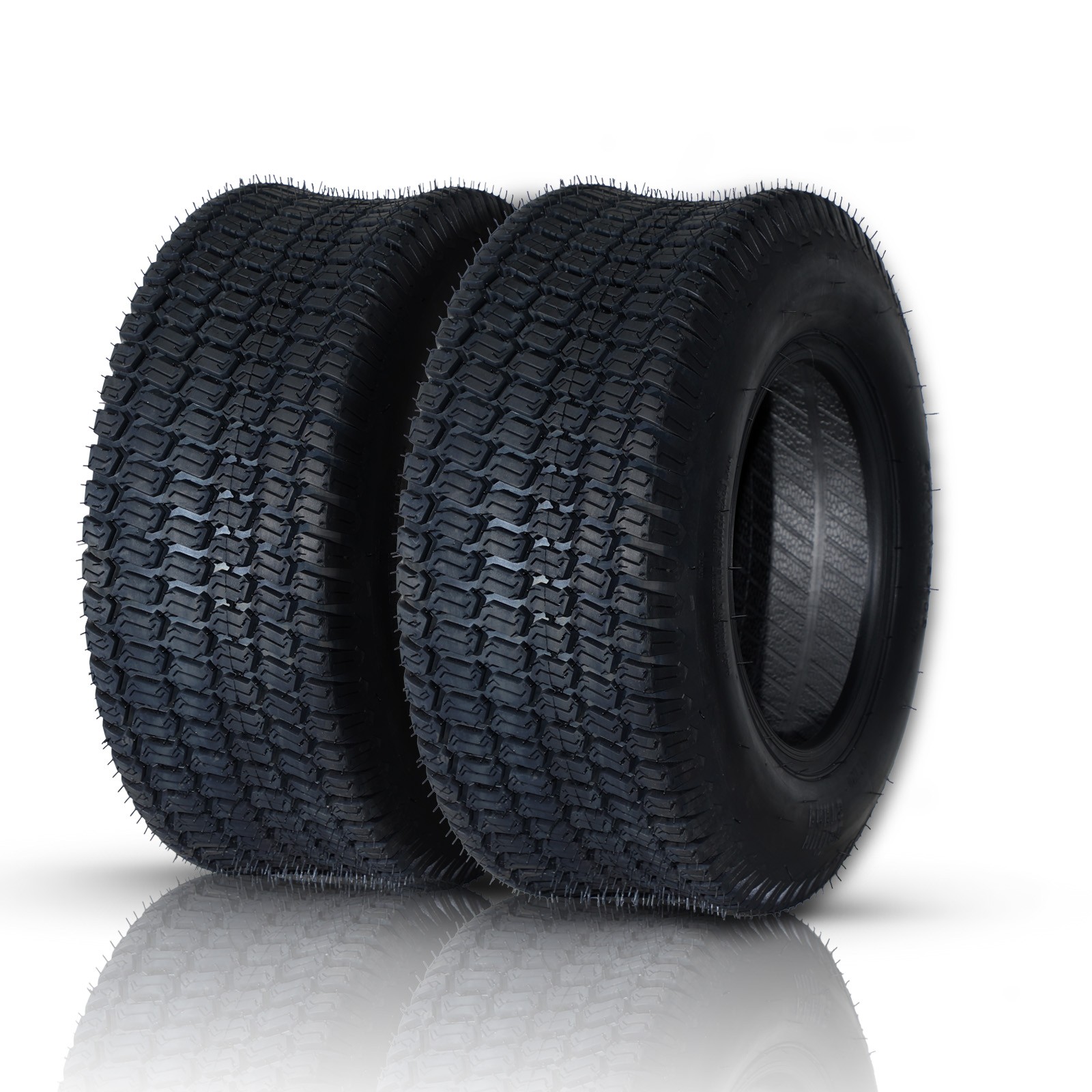 Two 20x8.00-10 Lawn Mower Tractor Turf Tires 4 Ply Rated 20x8-10 20x8x10