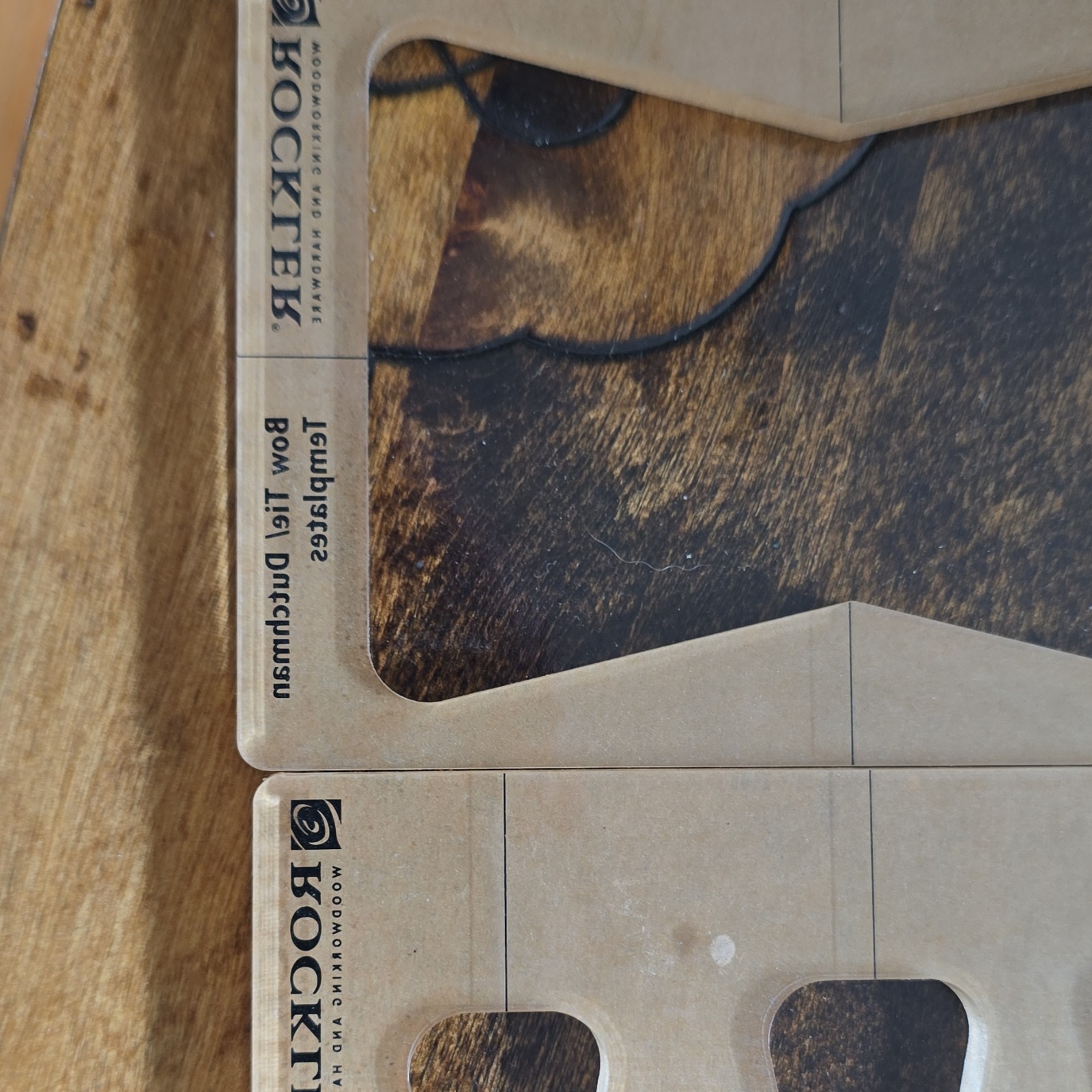 Rockler Bow Tie Inlay Template Set