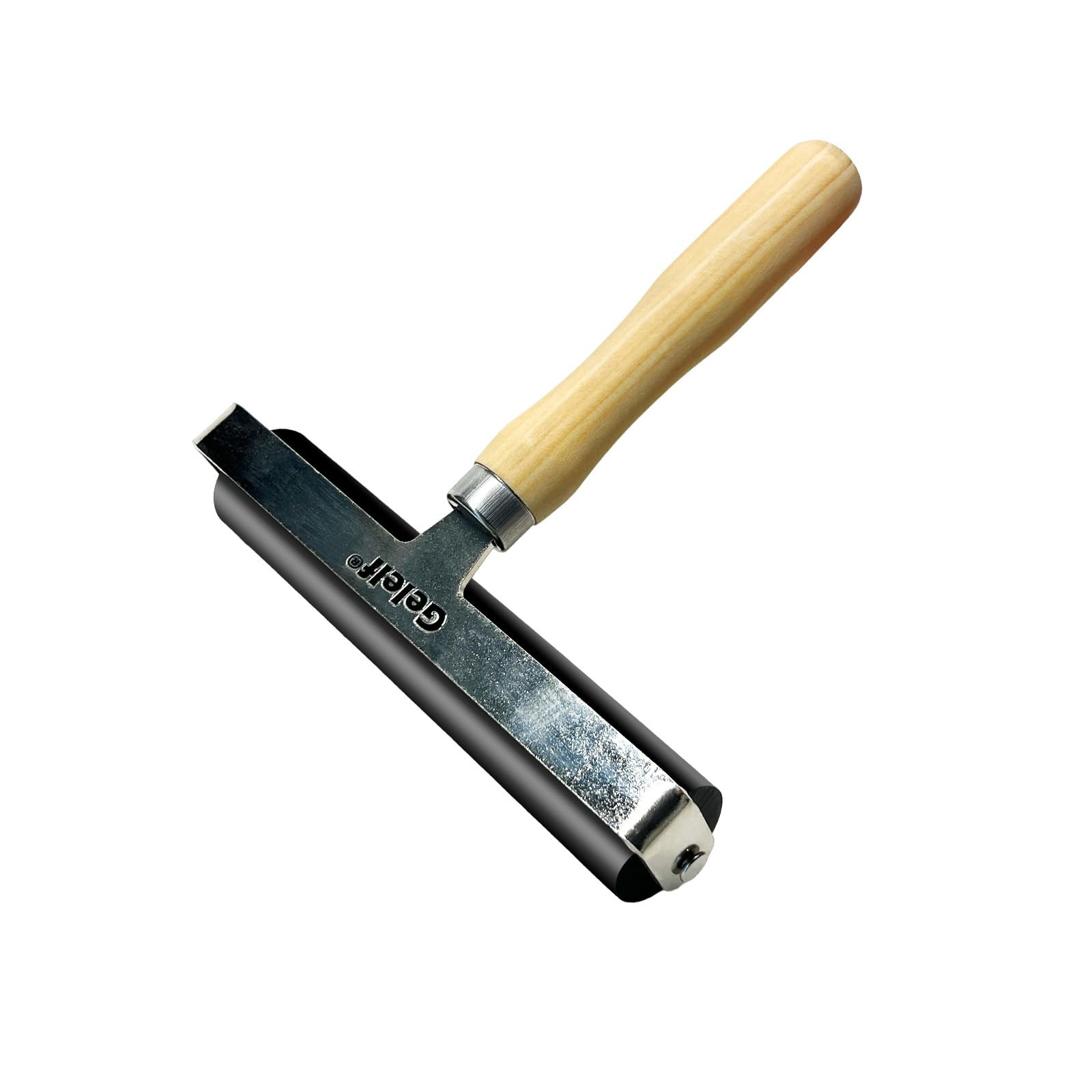 #7 6 Inch 15CM Smooth Peeling Brayer Roller Wood Hand Ink Tape Printmaking