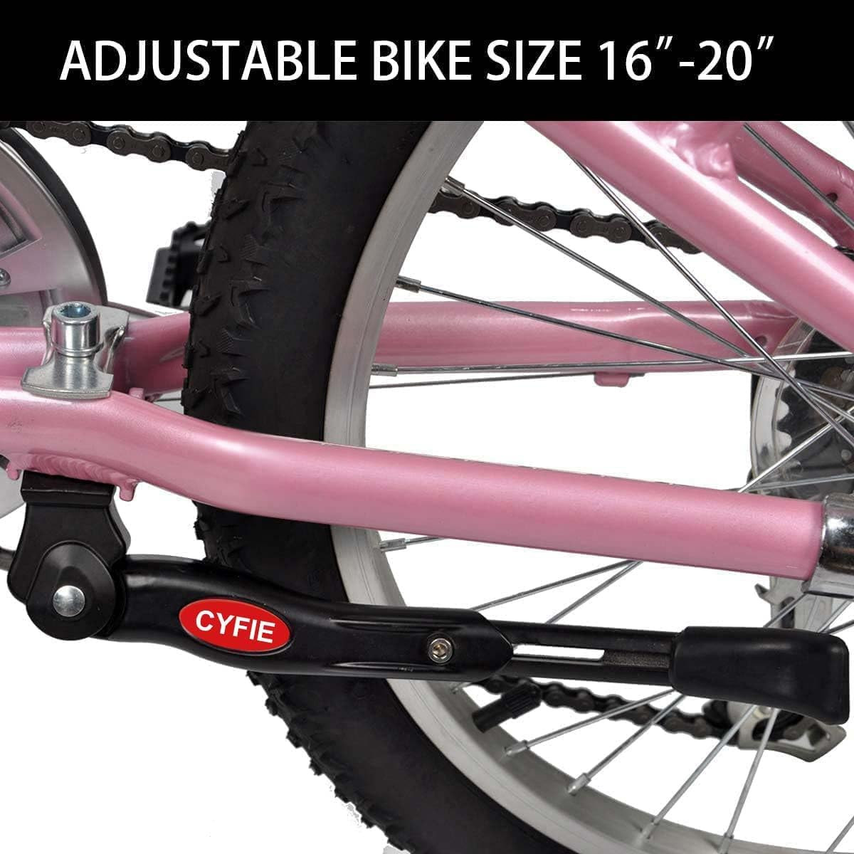 Bike Kickstand for 16 18 20 Inch Kids Adjustable Center Mount Bicycle Kickstands
