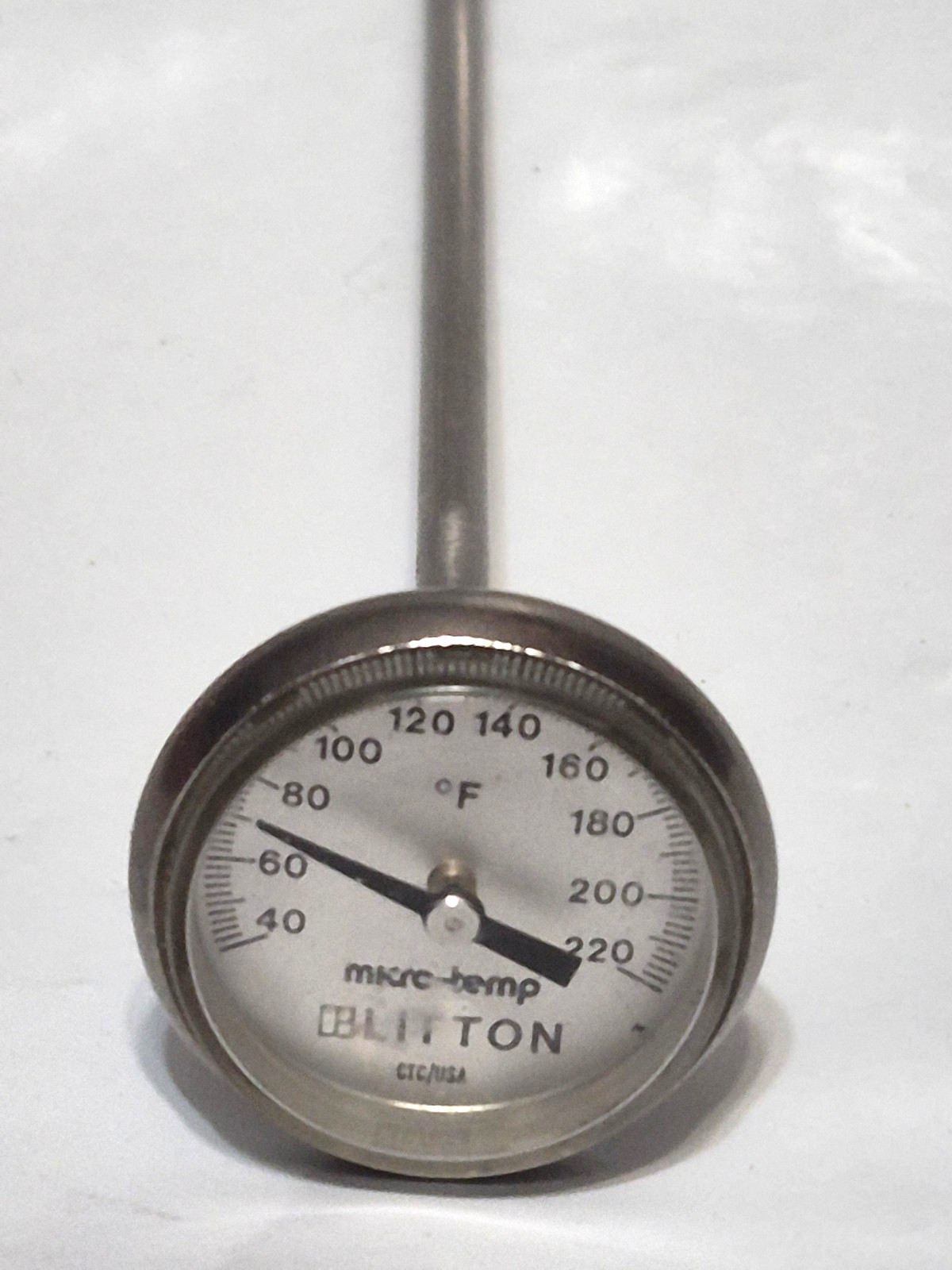 Vintage Litton Micro-Temp Microwave Oven Food Thermometer
