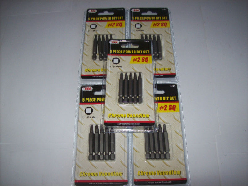 25 IIT 2" SQ #2 SQUARE ROBERTSON POWER DRILL SCREW BITS