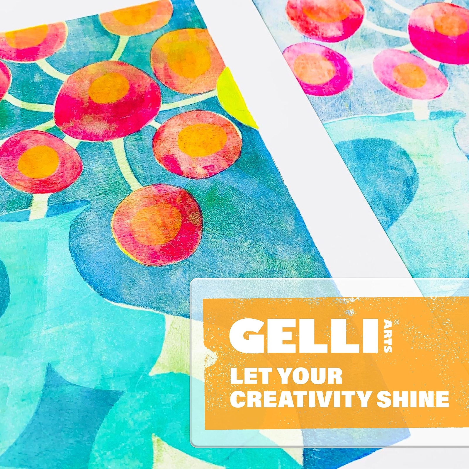 Gelli Arts Mini Placement Tool for Precise Paper Alignment in Printmaking