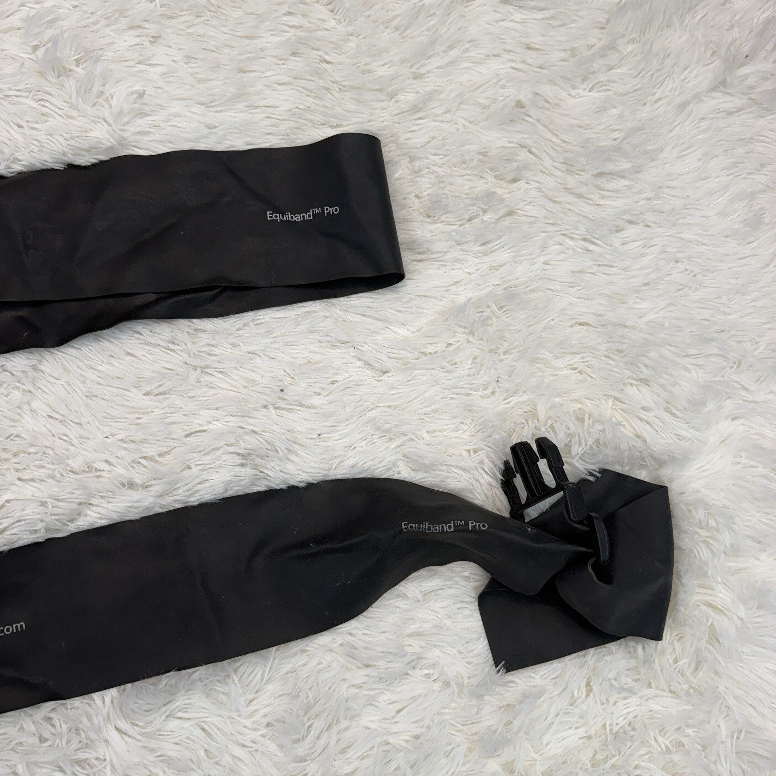 Black Equiband Pro Horseback Riding Bungee Elastic Straps
