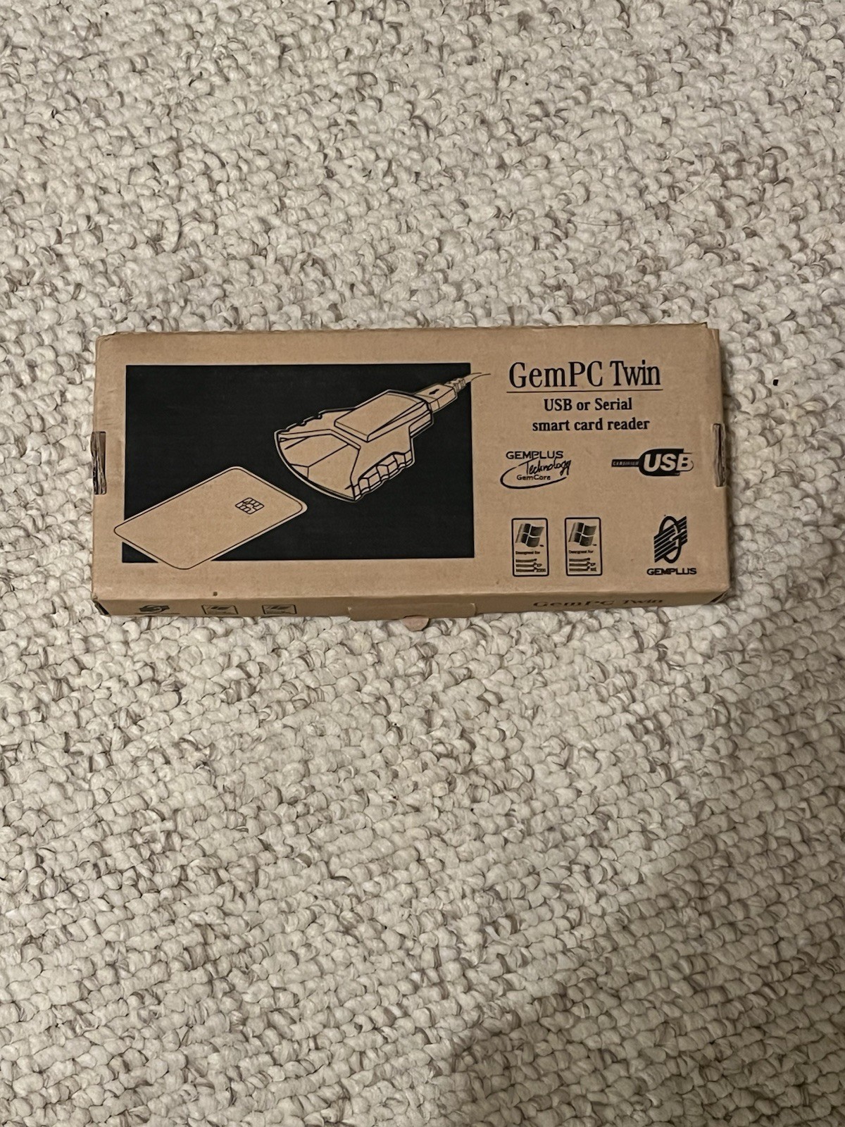 GEM PC HWP108765 B TWIN USB SMART CARD CAC READER