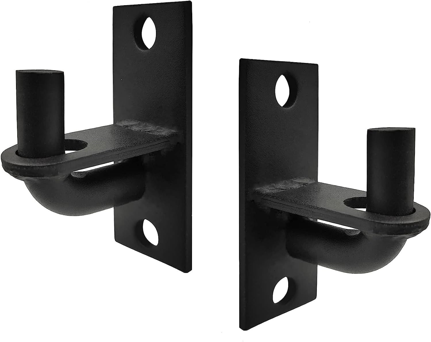 2 Pack Wall Mount Heavy Duty Chain Link Fence Gate Hinges with 5/8 Hinge Pin (Sc