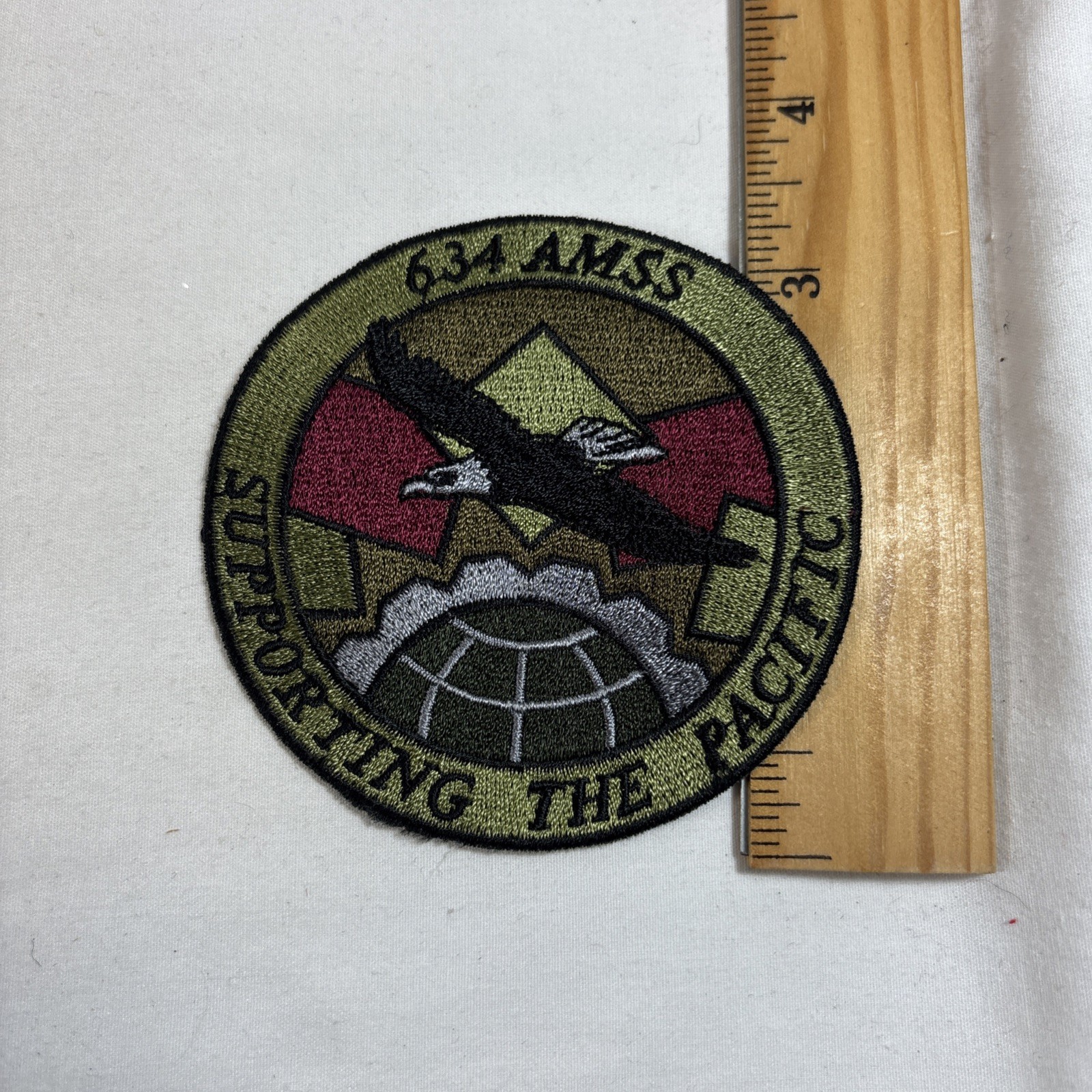 USAF 634th Air Mobility Support Squadron Subdued Patch Anderson AFB