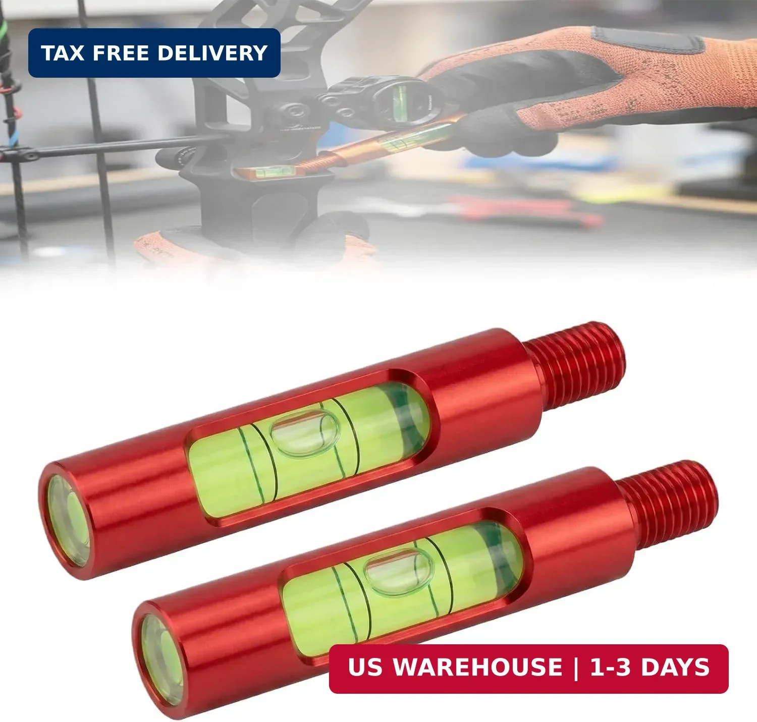 Berger Hole Bow Level - Aluminum Bow Leveling Kit & Archery Tools Bow Accessorie