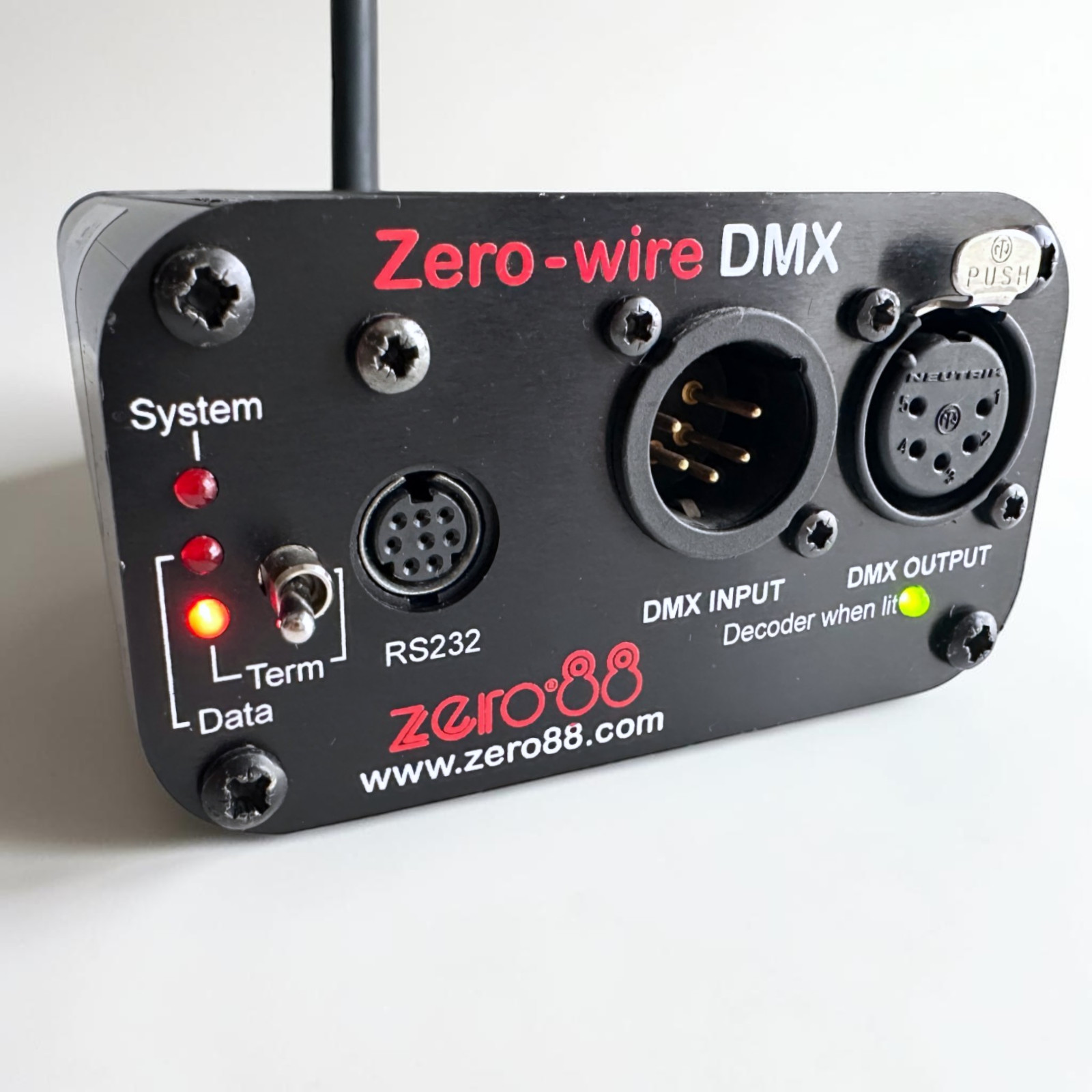 Zero 88 Zero Wire DMX - Wireless DMX Wifi Transceiver Encoder Decoder 2.4GHz