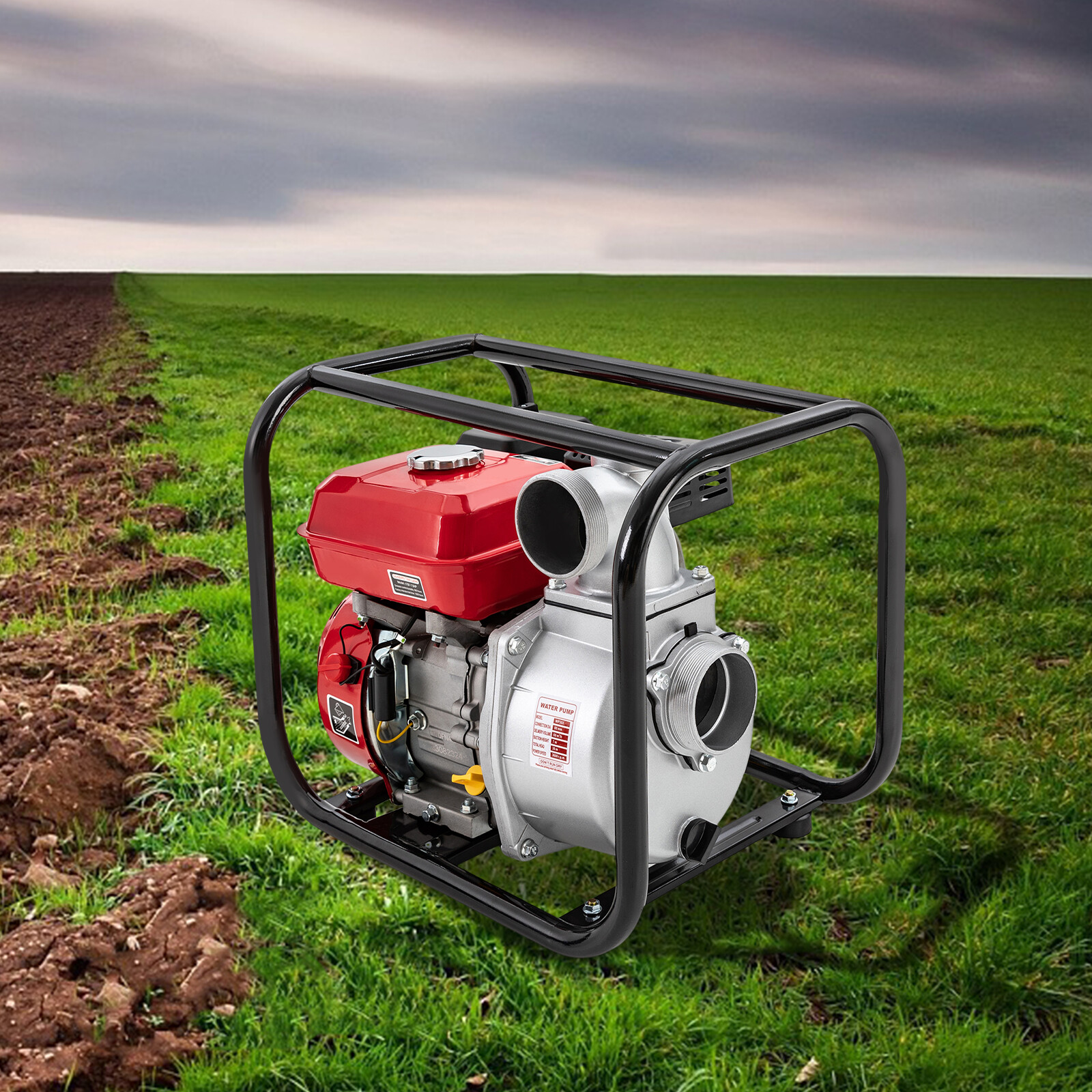 3" Inch 7.5HP Gas Water Pump Gas-Power Garden Water Irrigation Transfer Pump