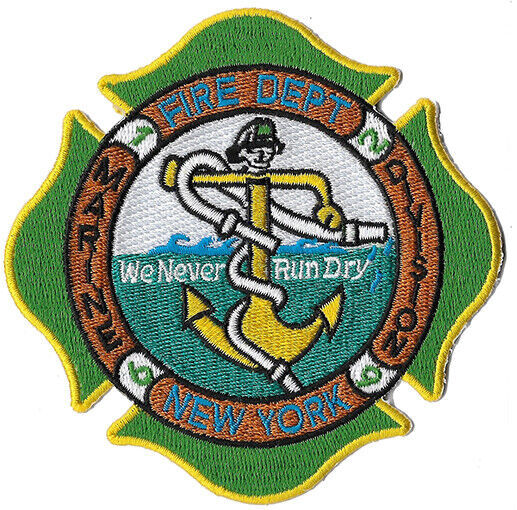 New York City Marine Division Never Run Dry  Scuba NEW Fire Patch .