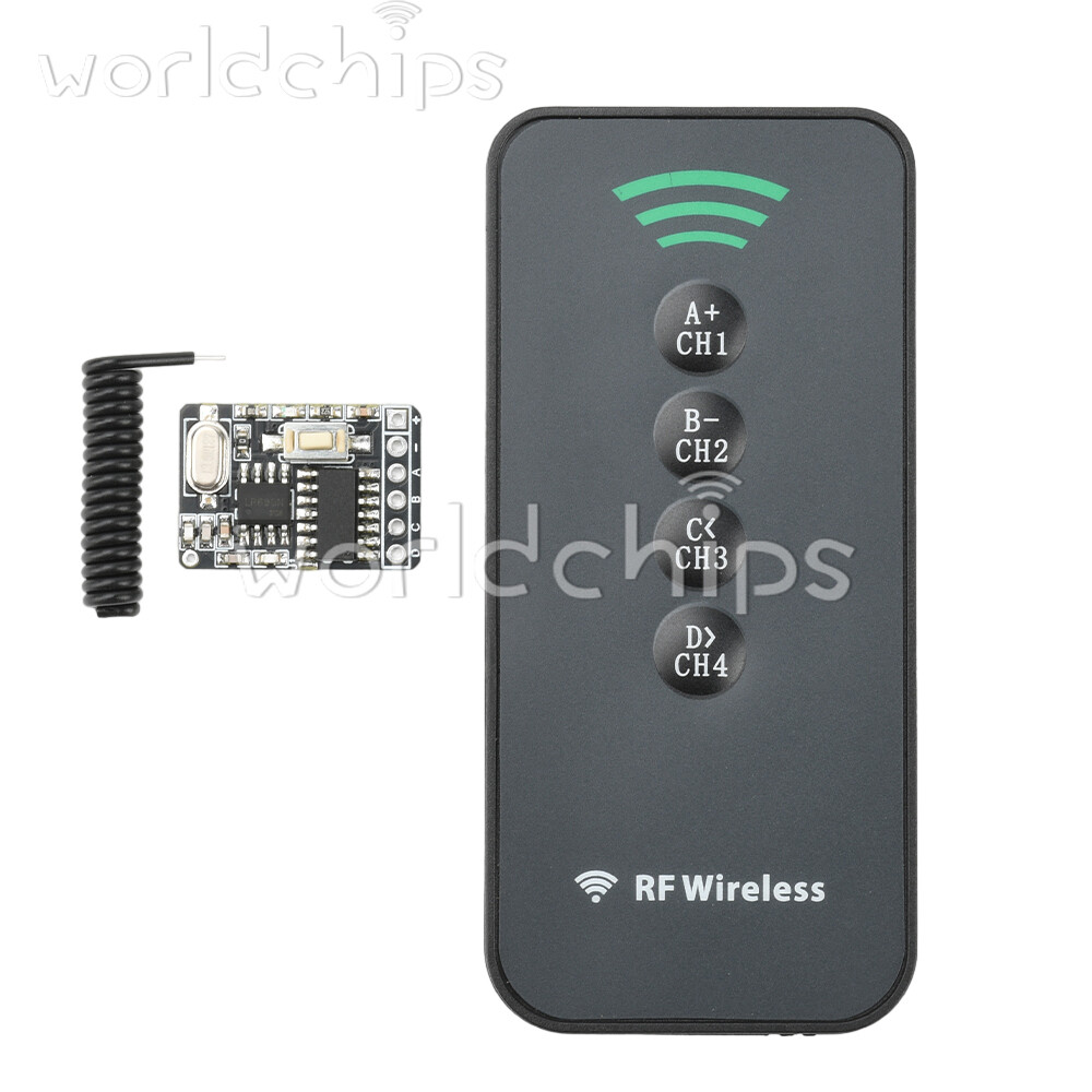 433Mhz Wireless Remote Control Switch Learning Code Decoding Receiver Module New