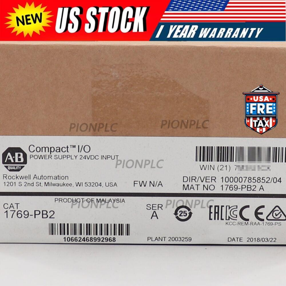 Allen-Bradley 1769-PB2 CompactLogix DC 2A/0.8A Power Supply New Factory Sealed
