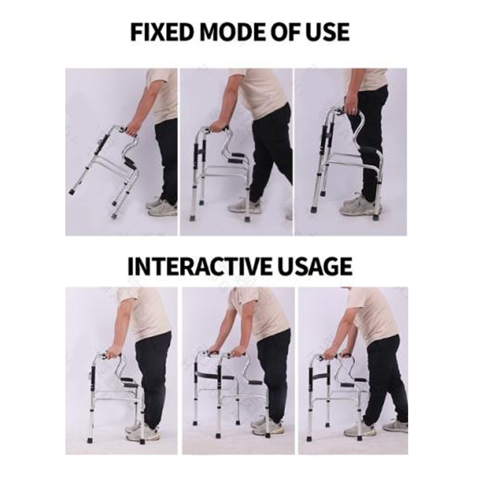 Foldable Walker Seat Strong Load Bearing Easy Installation For Elderly UPP