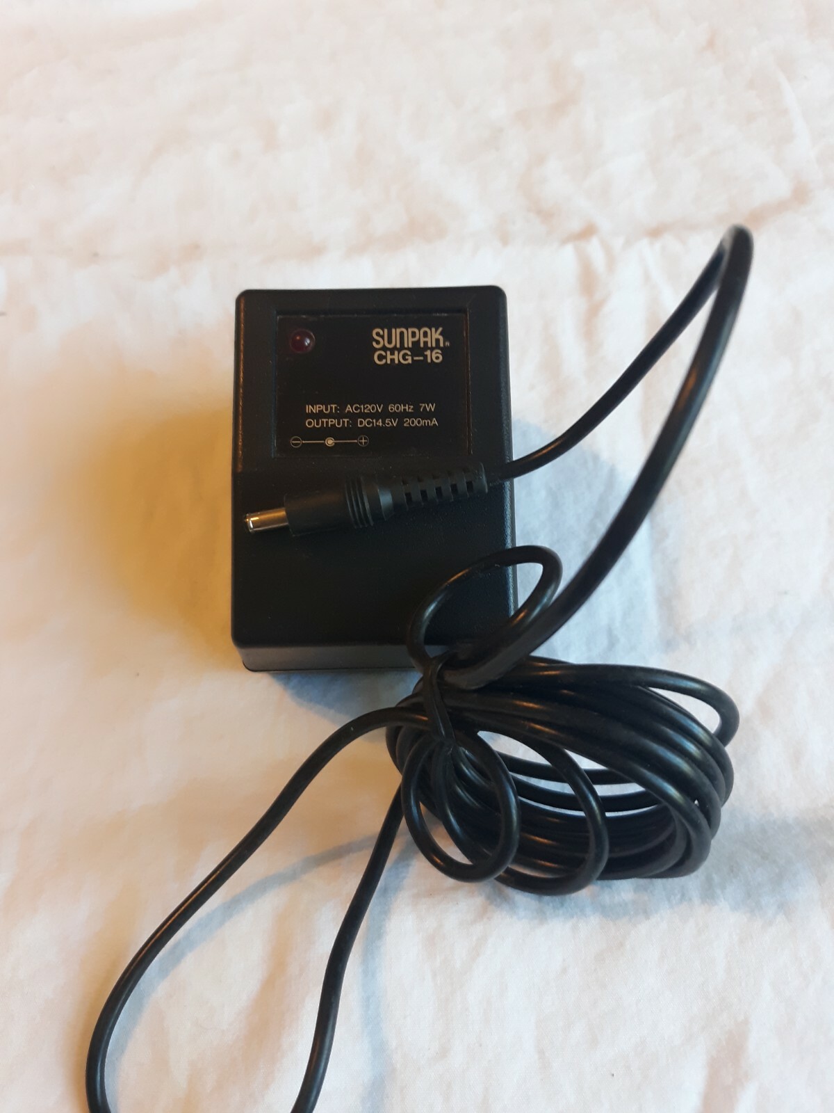 Sunpak CHG-16 AC Adapter TESTED WORKING