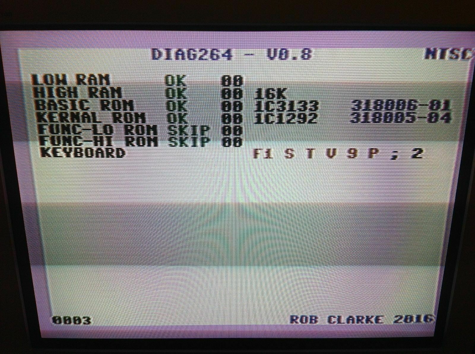 Commodore C16 multi-game/ROM cartridge PCB board With 1X 27C512 EEPROMs
