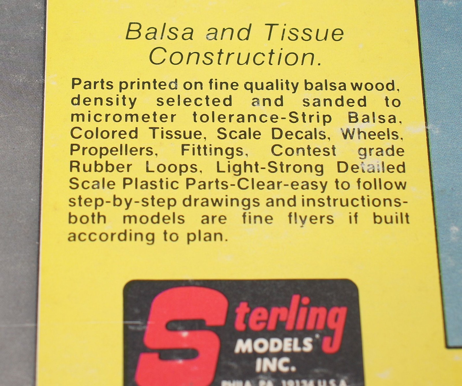 Sterling Models P-2 ~ Double Peanut Scale Kit – Monocoupe/Citabria