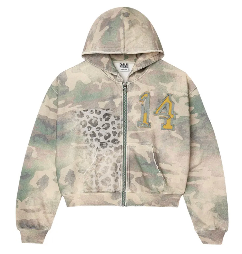 VALE VALLEY (Cheetah Camo Zip Up)
