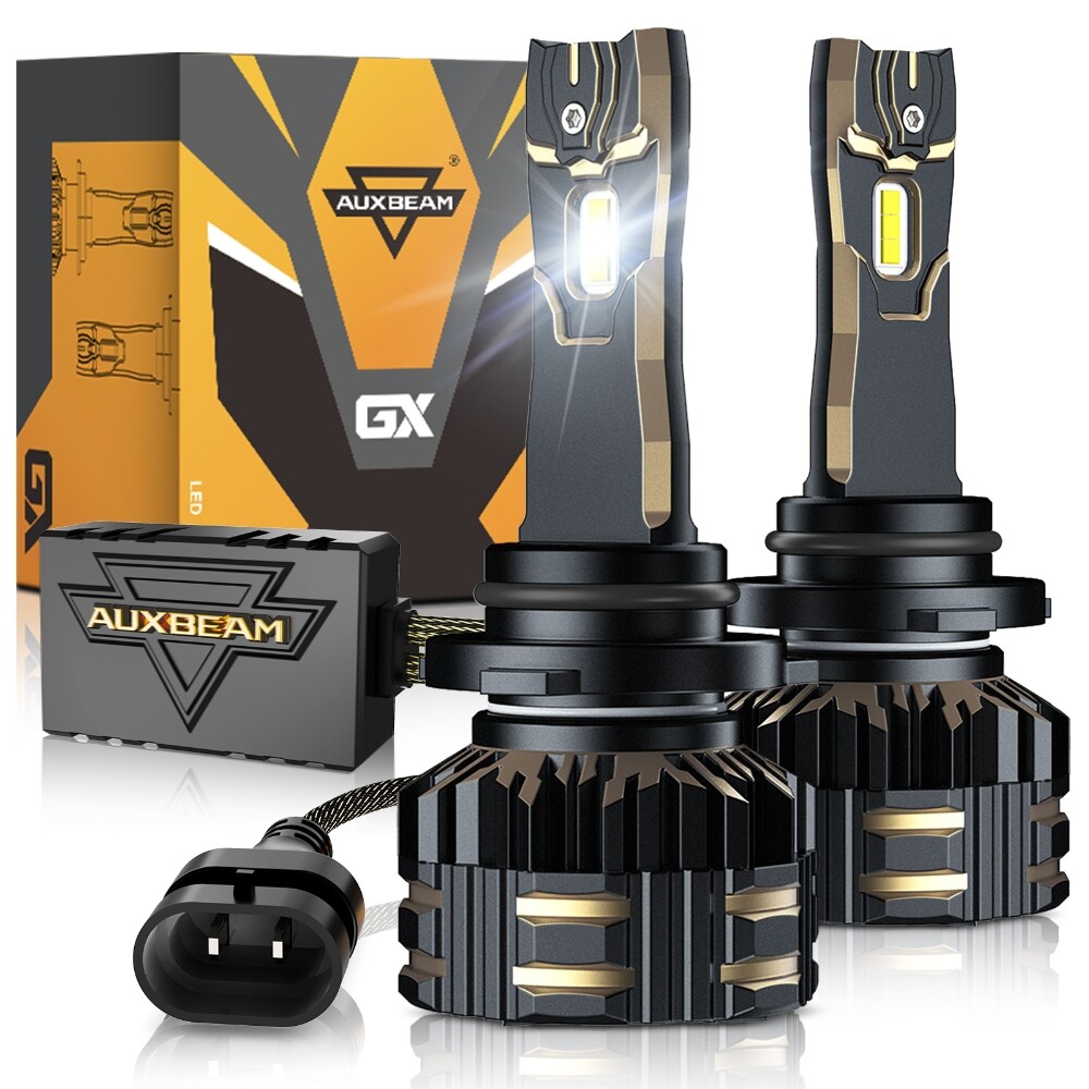AUXBEAM 9006 HB4 GX Q40 LED Headlight Bulbs Low Beam Super Bright CANBUS 6500K