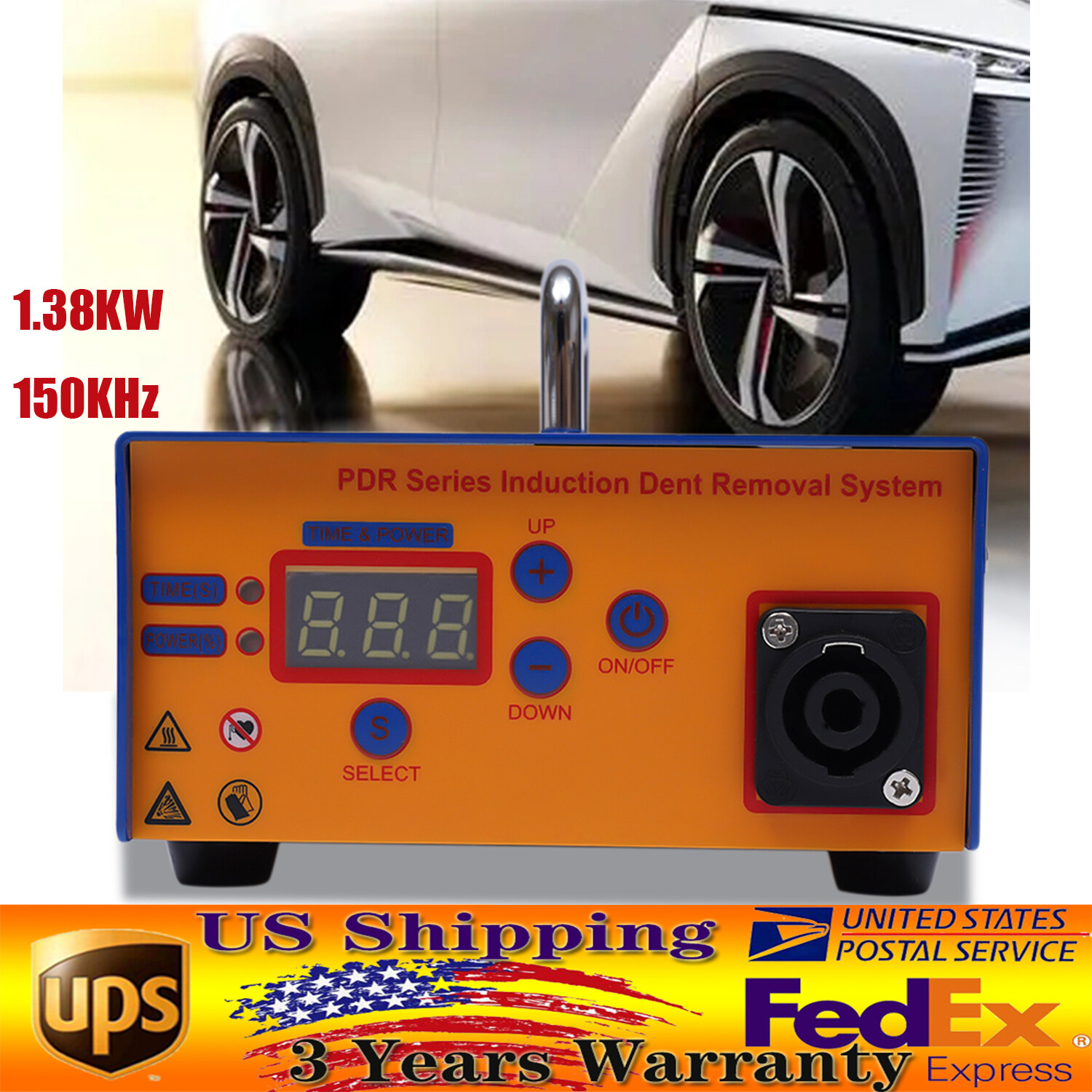 1380W Pro PDR Induction Heater Machine Hot Box , Car Paintless Dent Repair Tool