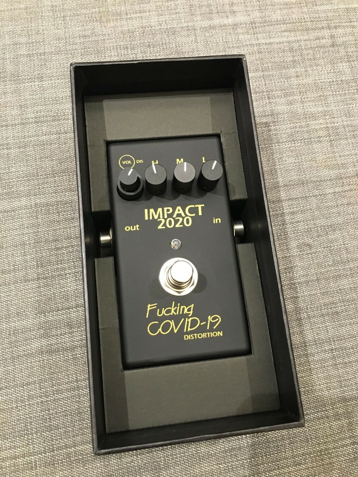 IMPACT2020 Distortion Guitar Stompbox Pedal Limited Edition