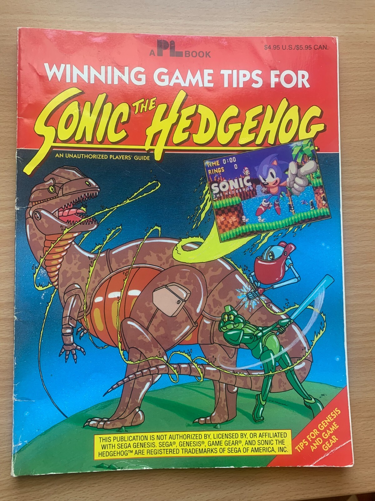 Winning Game Tips For Sonic The Hedgehog An Unauthorized Players Guide 1994