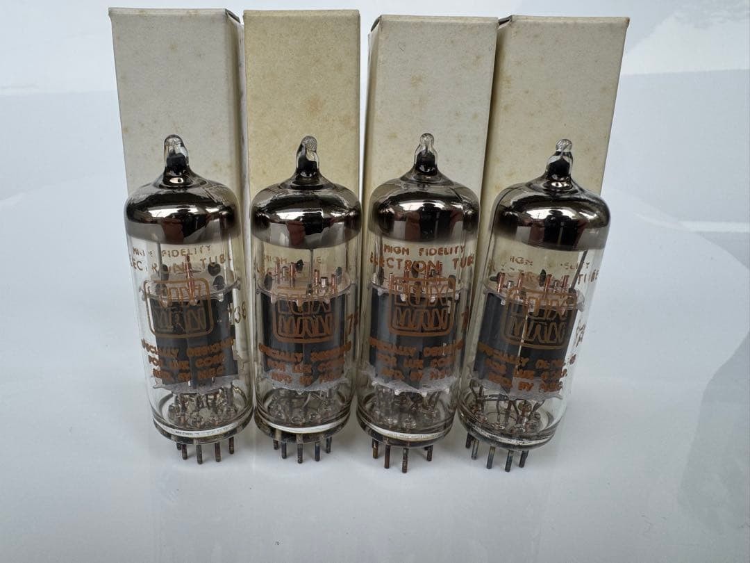 LUXMAN 6240G Vacuum Tube Set of 4 6CA7 EL34 Compatible Used