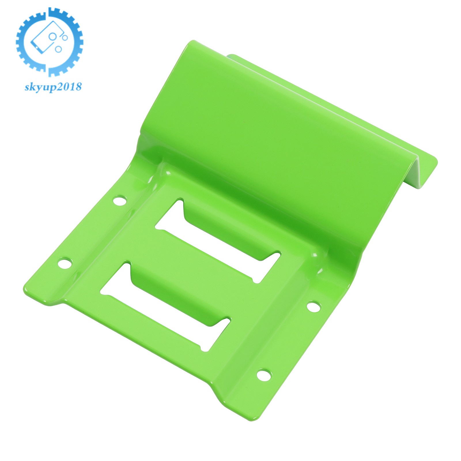 Green Wheel Chock And 6ft Ratchet Strap Kit For E Track System ATV UTV Tractors