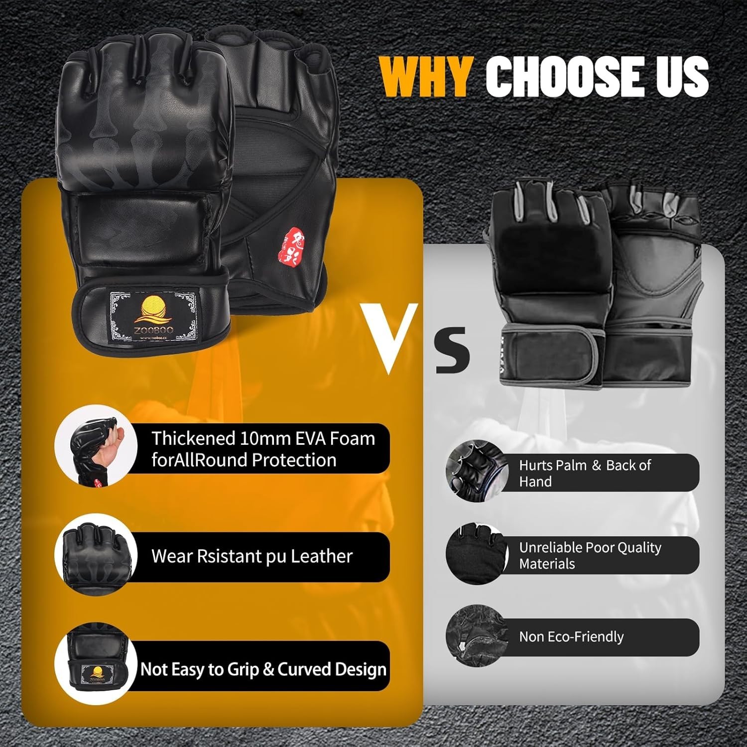 Breathable Half-Finger Boxing Gloves with Strong Grip for Ultimate Training