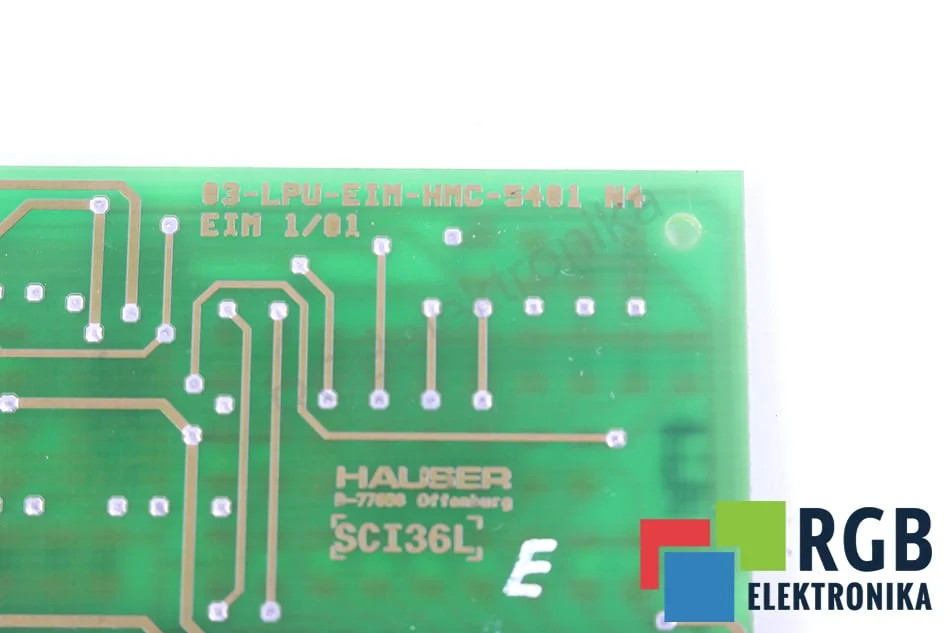 EIM1/01 N06 HAUSER - Refurbished - 24 Months Warranty