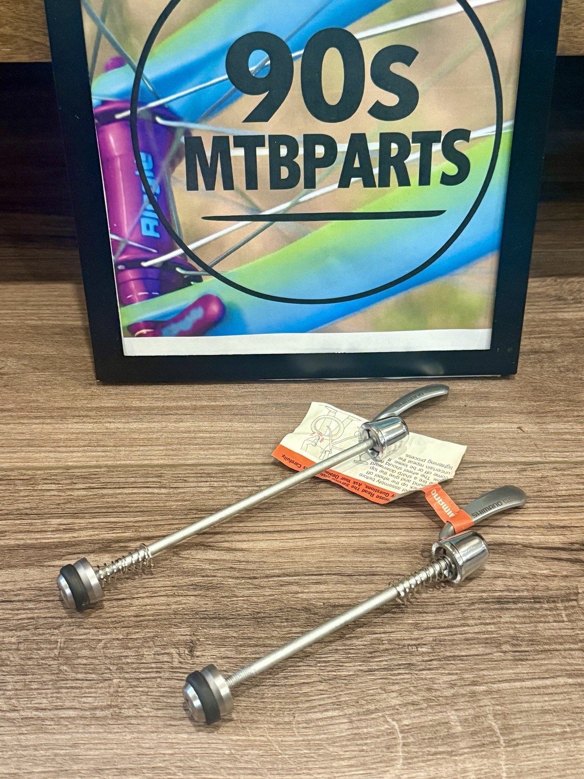 NOS Shimano XTR M900  Quick Releases- QR-Skewer 100mm/135mm - 90s MTB Vintage