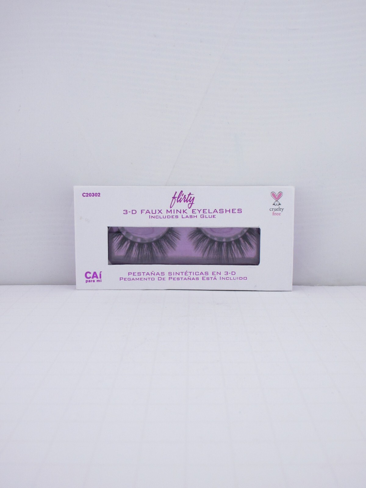 FLIRTY 3D Faux Mink Eyelashes Glue Included- FREE SHIPPING, NEW