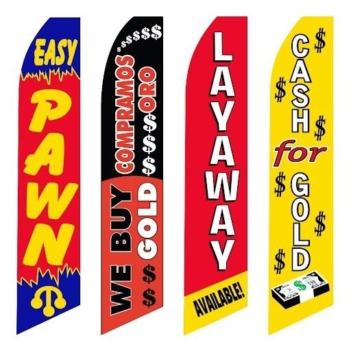 4 Swooper Flags Pawn Shop We Buy Cash For Gold Sell Spanish English Layaway