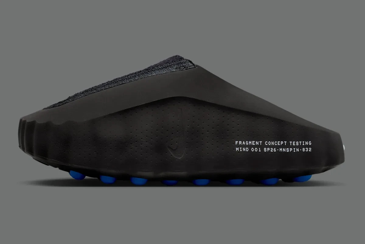 NEW Fragment x Mind 001 Slide “Black” IQ8502-001 Size US 7-12 for Men