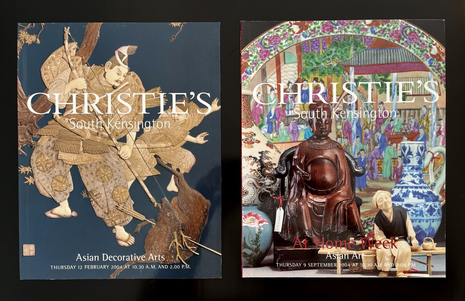 CHRISTIE'S  Two Catalogs Asian Art & Asian Decorative Art, South Kensington