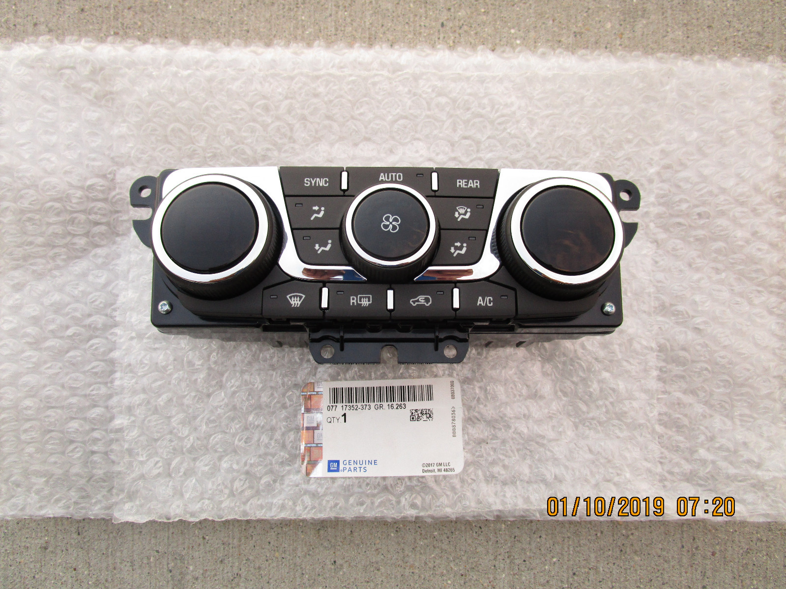 GM CHEVY 23251326 ACDELCO 1574517 A/C HEATER CLIMATE TEMPERATURE CONTROL OEM NEW
