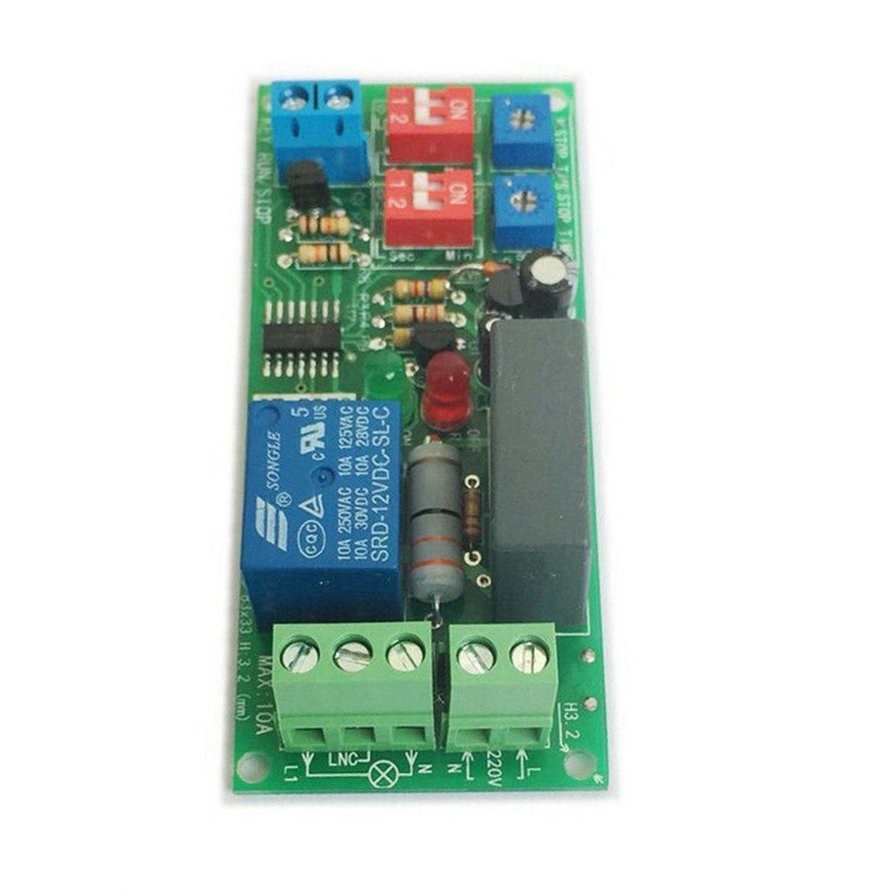 Ultra Reliable AC110V 120V 220V Timer Switch Module for Delay Cycle Management