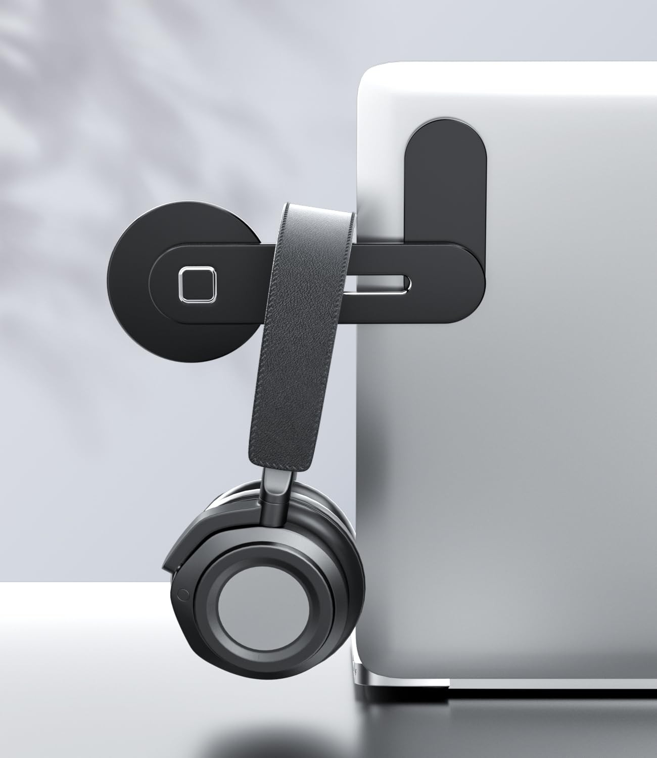 CloudValley Adjustable Laptop Stand, Magnetic Phone 180° Adjustable, Black