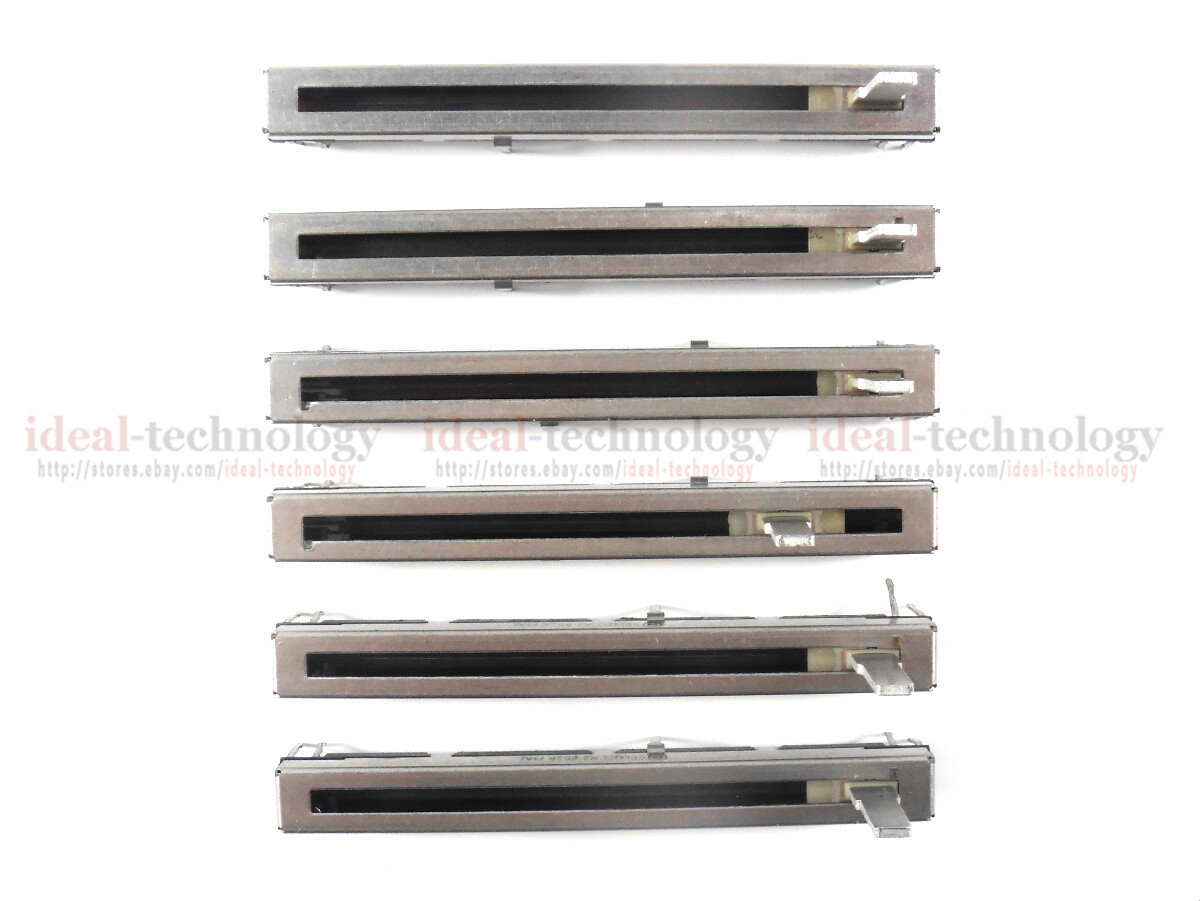 6pcs DJ Live Mixer Fader 50KDx2 Dual CH For Mackie 1402VLZ/1604VLZ/1642VLZPRO